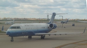 United Airlines Embraer ERJ-145 at Chicago O'Hare ORD Oct 2011