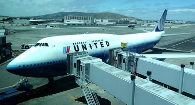 United Boeing 747 San Francisco June 2011