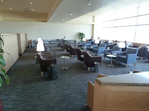 United Club San Francisco International Business Class Lounge June 2011