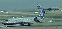 Canadair Regionaljet at San Francisco Dec 2003