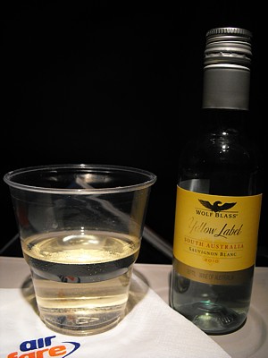 Virgin Australia inflight drinks