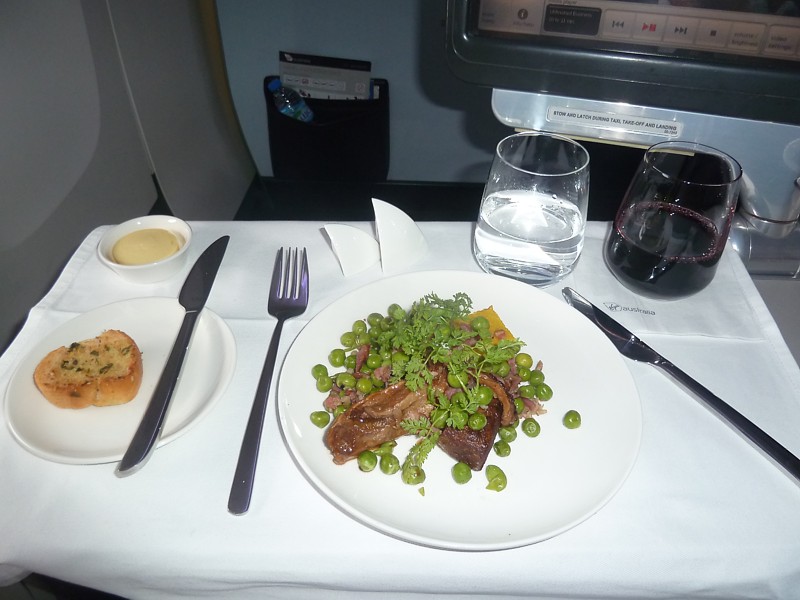 Virgin Australia Inflight Meal AUH SYD Sept 2015