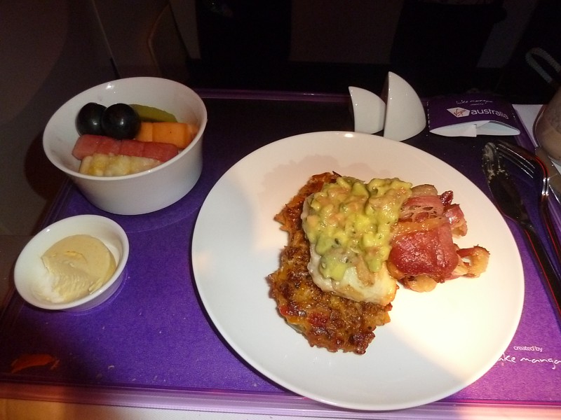 Virgin Australia Inflight Meal AUH SYD Sept 2015