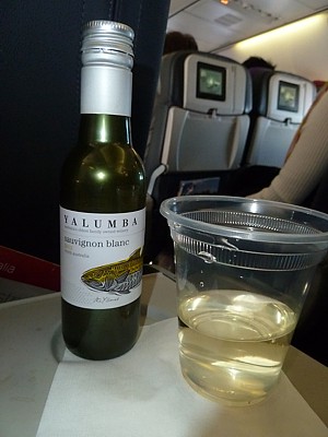 Virgin Australia inflight wine Aug 2013