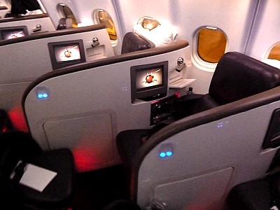 Virgin Atlantic Upper Class Seat A340 May 2013