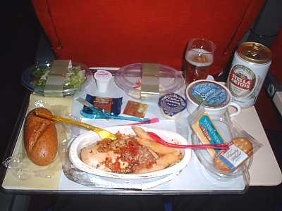 A Picture of Virgin inflight food - Chicken Pasta (JFK-LHR) 