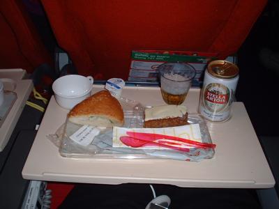 A Picture of Virgin inflight food