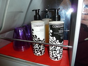 Virgin Atlantic Cowshed Amenities