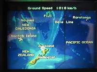 Boeing 747-400 moving map Sept 2005