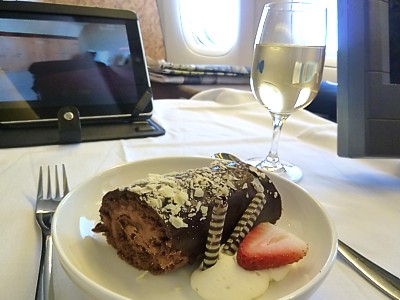 British Airways First Class Food DXB-LHR Nov 2011