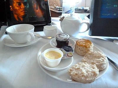 British Airways First Class Food DXB-LHR Nov 2011