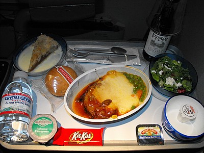 BA food JFK LHR Feb 2009