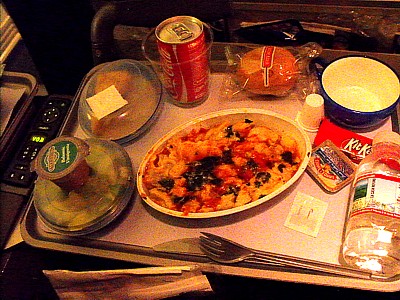 BA food JFK LHR Feb 2009