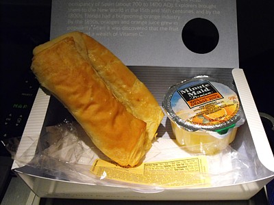 BA food JFK LHR Feb 2009