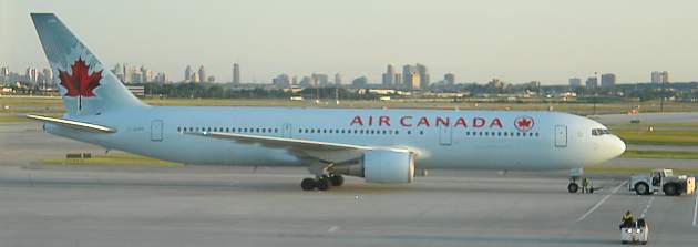 Air Canada 767 at Toronto, bound for London LHR June 2007