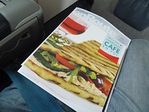 Air Canada Cafe Menu June 2011