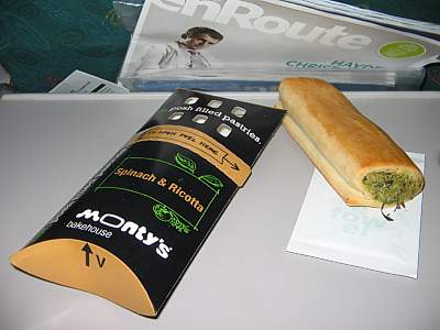 Air Canada snack LHR-YUL June 2007