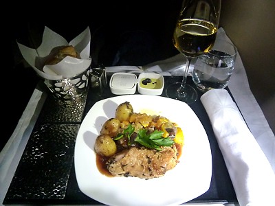 Etihad Airways inflight meals DUB-AUH - Sept 2015
