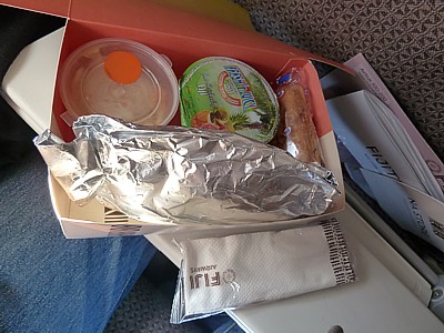 Fiji Airways inflight meals SYD-NAN July 2014