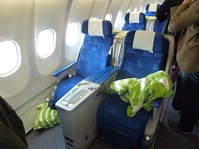 Finnair Business Class Seat