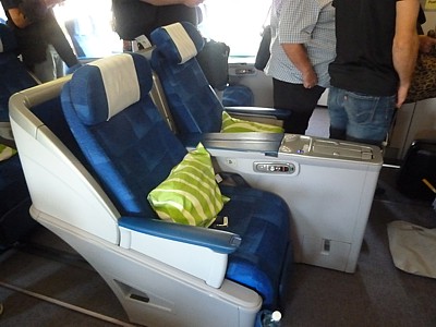 Finnair Business Class Seat