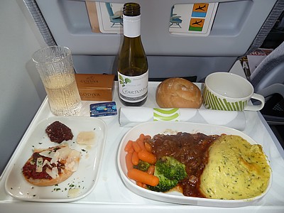 Finnair inflight meals - Sept 2013