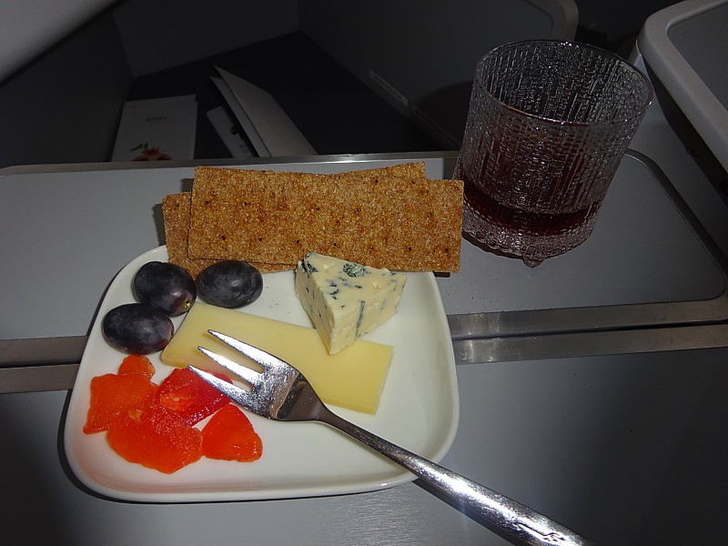 Finnair Inflight Meal Business Class HEL July 2016