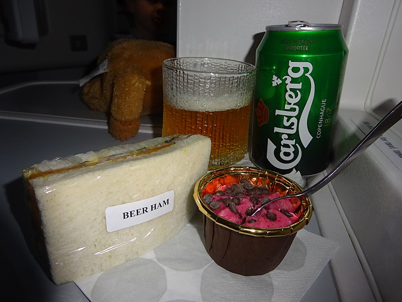 Finnair Inflight Meal Business Class HEL July 2016