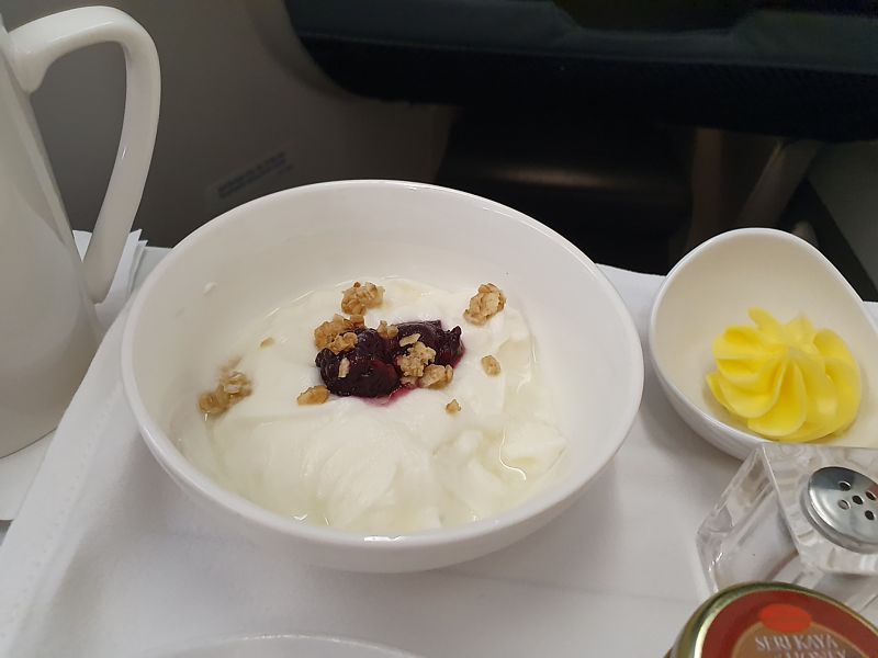 Malaysia Airlines Business Class Inflight Meal KUL to Sydney July 2019