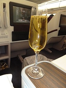 Qatar Airways inflight drinks