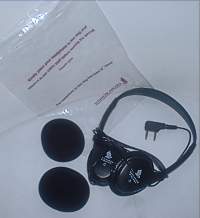 Singapore Airlines economy headphones