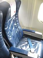 Swiss BAE 146 business seat July 2006