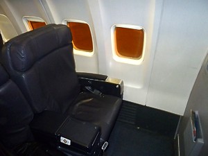 United Continental Business Class seat - ex CO seat on a 737 - June 2011