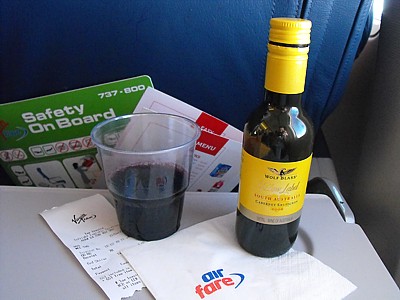 Virgin Australia inflight drinks