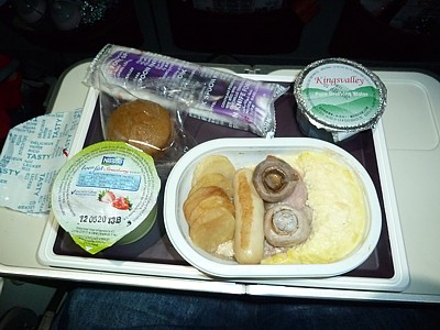 Virgin Atlantic inflight meals - March 2013