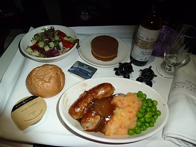 Virgin Atlantic inflight meals - April 2013