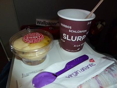 Virgin Atlantic inflight meals - March 2013